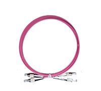 ZHANGGH Câble de raccordement OM4 1-100M LC-LC duplex 10 Gigabit multimode DX SC FC ST Câble d'extension à fibre optique double cœur MM SC-LC FTTH Jumper (25 m, ST-FC)