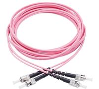 ZHANGGH Câble de raccordement OM4 1-100M LC-LC duplex 10 Gigabit multimode DX SC FC ST Câble d'extension fibre optique double cœur MM SC-LC FTTH Jumper (7M, LC-ST)
