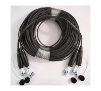 ZHANGGH Câble optique blindé en TPU LC UPC, SC UPC, câble de connexion souple, monomode, 2/4/6/8 cœurs, avec gaine de protection, 60 m, 80 m, 100 m, 120 m (6-Core 6LC-6LC 60 m)
