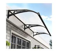 ZHANGGL Auvent extérieur résistant aux intempéries - Robuste (150 cm x 140 cm) pour Une Protection optimale Contre la Pluie, la Neige et Le Soleil - Silencieux et autonettoyant -