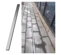 ZHANGGL Caniveau de Drainage, kit de Drainage, Drain français étroit pour allées et chemins, caniveau de Drainage de Douche (3 x 7 x 200 cm)
