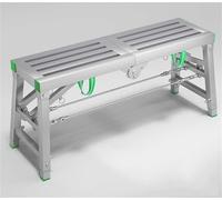 ZHANGGL Échafaudage à Hauteur réglable, échafaudage Pliable Portable, Outils et équipements d'échafaudage métallique, pour Les travaux de rénovation domiciliaire (Double Support