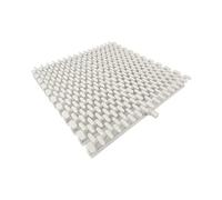 ZHANGGL Grille de Drainage en Plastique, Filtre de débordement de gouttière Flexible, Grille de Drainage de Sortie résistante aux UV pour Piscine (Couleur : Beige-B, Taille : 11,9 x 39,3 po, 8 pièc