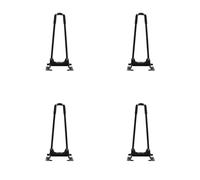 ZHANGGL Lot de 4 Pieds de Meubles Pliables en métal, 50 cm, pour Table Basse, Bureau, Table à Manger et projets de Bricolage - Durables, élégants et faciles à Installer