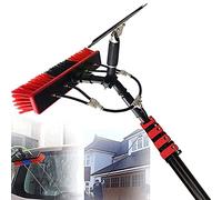 ZHANGGL Perche de Nettoyage de vitres 3,6-12 m, kit de Nettoyage de vitres télescopique, Perche alimentée par Tuyau d'arrosage, Brosse de Nettoyage de vitres, Nettoyage de pannea