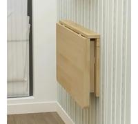 ZHANGGL Table Pliante Murale Gain de Place avec abattants, Table d'écriture en Bois pour buanderie, Cuisine et Petits espaces (120 x 60 cm / 48 x 24 Pouces)