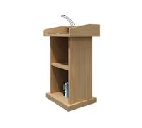 zhanggqOU Support de Podium Portable Accueil d'un pupitre de réception for Auditorium, Salle t conférence Pupitre Mobile(Yellow)