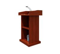 zhanggqOU Support de Podium Portable Accueil d'un pupitre de réception for Auditorium, Salle t conférence Pupitre Mobile(Red)