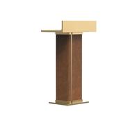 zhanggqOU Support de Podium Portable Podium de Salle conférence Luxe Minimaliste et Style rétro for salles Classe Pupitre Mobile(Bruin)