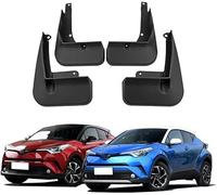 ZhangJie Ailes Pare-Boue Voiture pour Toyota C-HR IZOA 2017-2023 2024 2025, Anti-éclaboussures Anti-Sablage Garde-Boue Avant Arrière Voiture Bavettes Accessoire
