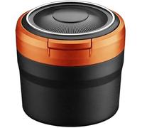 ZhangJie Cendrier de Voiture pour Kia Carens (2000-2001), Self Extinguishing Ash Tray Voiture Cendriers Portable Cendrier avec Couvercle Accessoir,Orange