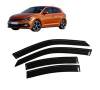 ZhangJW Deflecteur Vitre Voiture pour VW Polo 6 2019-2023 Euro, Déflecteurs d'air,Fenêtre Latérale Pare-Pluie Accessoire Voiture