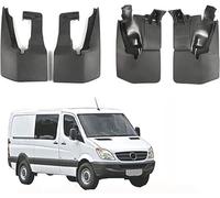 ZhangJW Garde-Boue de Voiture pour Mercedes Sprinter W906 Crafter 2006-2017 Custom Avant Arrière Pare-éclaboussures Bavettes Protection Kit(Ensemble de 4)