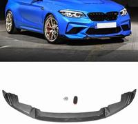 ZhangJW Voiture ABS Becquets Avant Pare-Chocs Lèvre pour BMW F87 M2 Competition 2019-2021,Séparation Lame Anti-Collision Durable Protection Accessoires