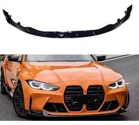 ZhangJW Voiture ABS Becquets Avant Pare-Chocs Lèvre pour BMW G80 M3 G82 M4 2021-2023，Séparation Lame Anti-Collision Durable Protection Accessoires