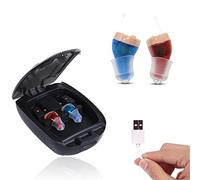 ZHANGMIN Amplificateur Audio Rechargeable, Appareil Audio Personnel De Qualité Supérieure/réduction du Bruit, avec Étui De Charge Portable, for Adultes Et Personnes Âgées