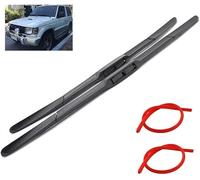 zhangning Essuie-Glaces avants de Remplacement pour Mitsubishi Pajero Montero Shogun V60 2000-2006 20" 20" : Montage Simple et Performance Toutes Saisons