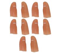 Zhangpu 5 Paires éclairage du Doigt de la Batterie de Pouce Alimentée à LED Simple Opération Simple Falsification des Faux Feux de Doigt pour Halloween (Jaune)