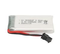 Zhangpu Batterie au Lithium Polymère Haute capacité 3,7 V 1200 MAh pour Drone Quadricoptère X5SW, Batterie Légère SM Noire pour Un Temps de Vol prolongé