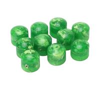 Zhangpu Boutons de Dôme de tonalité de Volume Contrôle en Plastique Durable pour Accessoires de Pièces de Basse de Guitare électrique Paquet de 10 Beau Décor pour Musiciens (GD87 Vert)
