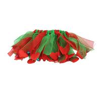 Zhangpu Collier de Noël coloré décoratif pour animal de compagnie avec clochette pour photographier, accessoire de vacances en polyester pour petits animaux de compagnie (L)