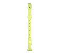 Zhangpu Descant Flauta Flûte à Bec 8 Trous Clarinette ABS Légère et Portable pour Enfants Débutants, Facile à Apprendre, pour étudiants (Jaune)