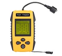 Zhangpu Détecteur de Poisson LCD Portable 100M, pour Rivière, Lac, Profondeur de Mer, avec Sangle de Cou, pour Les Amateurs de Pêche, ABS 4.7x3.0x1,0 Pouces