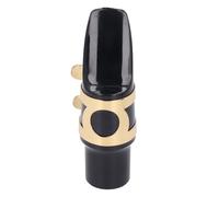 Zhangpu Embouchure de Saxophone Alto Ensemble Robuste Idéal pour les Débutants pour Saxophone Alto Standard ABS Noir
