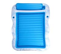 Zhangpu Flotteur Gonflable Géant avec Oreiller, Jouet Flottant en PVC pour Piscine Extérieure, Radeau de Rivière, Chaise Longue de Plage pour Adultes et Enfants 208 X 137 Cm