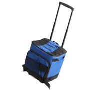 Zhangpu Glacière Roulante étanche et Portable, Sac de Refroidissement Souple en Aluminium de 35l pour Le Camping, Pique-Nique, Plage Bleu