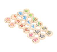 Zhangpu Jeu de Mémoire en Bois, Jouet éducatif pour Améliorer Les Capacités de Réflexion des Enfants en Bas âge, Matériau Durable en contreplaqué de Tilleul pour Le Développement Précoce du Cerveau