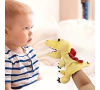 Zhangpu Jouet en Peluche Tyrannosaure, Marionnette à Main de Dinosaure Imaginative pour Raconter des Histoires aux Enfants, Poupée en Peluche Douce pour Jeu de Rôle, Adaptée à la motricité, Taille