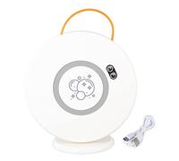 Zhangpu Machine à Bulles à Rotation Automatique, Souffleur de Bulles Mobile, Rechargeable par USB, pour Enfants, Fête en Plein Air (Blanc)