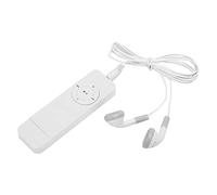 Zhangpu Mini Lecteur MP3 de Poche avec Prise en Charge du Son sans Perte pour Les étudiants en Voyage, Autonomie de la Batterie jusqu'à 64 Go, Carte Mémoire Incluse (Blanc)