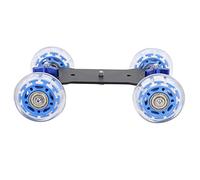 Zhangpu Mini Patin de Bureau pour Appareil Photo à roulettes, Charge de 10 Kg, pour Caméscope DSLR, Patineur Silencieux en Alliage D'aluminium Léger pour Les Amateurs de Photographie