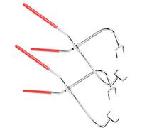 Zhangpu Pinces à Tremper pour Glaçage 34 × 12 × 6 2 Pièces Pince à Tremper Outil de Poterie Pinces de Sculpture en Argile en Acier Inoxydable avec Poignée Fournitures de