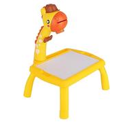 Zhangpu Planche à Dessin Colorée, Jouet de Projection avec éclairage Musical pour Enfants, Planche de Peinture Réglable pour Dessin de Girafe, 3 Modes, Cadeau D'anniversaire pour Enfants, Plastique,