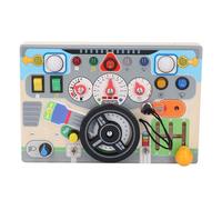 Zhangpu Planche d'activité Montessori, Jouets de Voyage, Volant de Voiture, Jouets de motricité Fine, Planche d'activité en Bois pour Enfants et Bébés