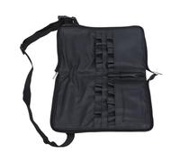 Zhangpu Porte-Sac à Pinceaux de Maquillage Professionnel en PU avec Fermeture éclair pour Maquilleurs, Studios et Salons, fabriqué en Excellent Matériau PU, Taille 34 X 27 Cm