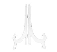 Zhangpu Présentoir D'horloge Ronde, Support de Plaque et Support, D'album Photo en Acrylique Transparent, Chevalet de 12 à 14 Pouces