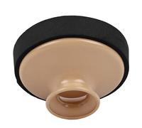 Zhangpu Silencieux Circulaire en Plastique ABS pour Saxophone Alto, pour une Pratique Silencieuse, Réduction du Feedback, Taille Portable pour les Joueurs Débutants (Couleur du bois)