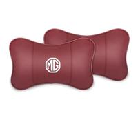 zhangqin 2 Coussins d'appui-tête pour MG Marvel R 2021-2025,Réglable Respirant Confortable Car siège Accessoires,Voiture Cervicales pour Siège De Conduite,Red