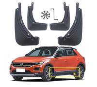 ZHANGQINGHUI Lot de 4 bavettes garde-boue avant et arrière pour VW T-Roc 2017 2018 2019 2020 2021 2022 2023 2024 2025