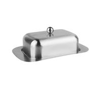 zhangrui1888 Assiettes à beurre Beurrier en acier inoxydable avec couvercle, for restaurant, cuisine Beurriers pour la cuisine