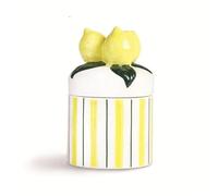 zhangrui1888 Assiettes à beurre Beurrier en céramique rayé, pot de rangement for vase cuisine, bonbonnière, boîte à bijoux Beurriers pour la cuisine(A)