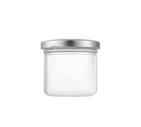 zhangrui1888 Assiettes à beurre Bocal de rangement en verre Beurrier avec couvercle for cuisine bocal à bonbons multifonctionnel Beurriers pour la cuisine(Petit)