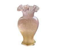 zhangrui1888 Petit Vase Vase en Verre Rose Classique, Doux et Romantique, Support for Fleurs artificielles fraîches séchées Vase Rond