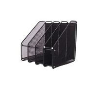 zhangrui1888 Porte-Documents Cadre de Bureau en métal Multicouche, Porte-Documents, boîte Rangement d'archives, Organisateur Vertical Rangement pour Magazines(Grand)