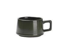 zhangrui1888 Tasse à café Tasse à café noire for la maison, le petit-déjeuner, restaurant, tasse commerciale en céramique Tasses