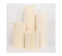 ZHANGshouf Colonnes en Papier Pliables, présentoirs pour centres de Table de Mariage, présentoirs cylindriques pour Fleurs (15,75 Pouces de diamètre)